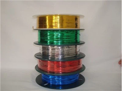 Producător de înaltă calitate 12/23Micron M tip fire metalice Lurex metalic film plat